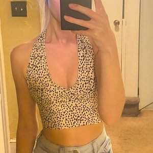 Halter crop top